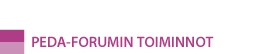 E-PF-Peda-forumin toiminnot
