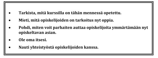 Korvaopettajan käsikirja  opetuksen linjakkuuden parantaminen